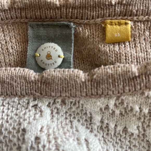 Anthropologie Knitted & Knotted Lace 3/4 Sweater - Picture 4 of 4